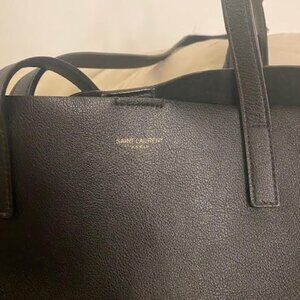 Shopping Bag East-West Tote in Smooth Leather